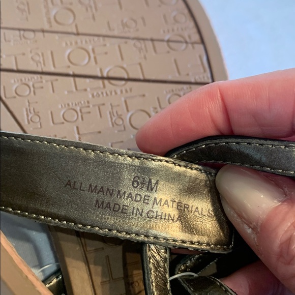 🎉NEW LISTING!🎉LOFT Snakeskin Print Sandals - Picture 9 of 10